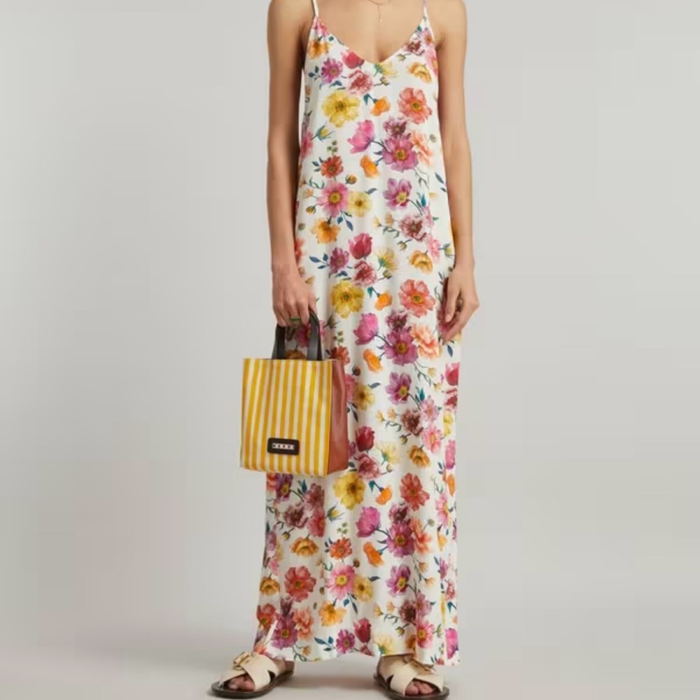Onia | Maxi Dress/Coverup, Floral Liberty Print, Size M - EUC
